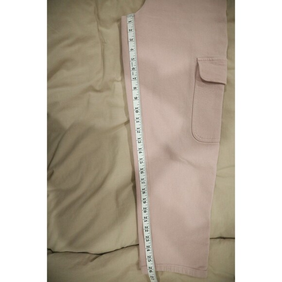 Aritzia Wilfred Free Size 4 Womens Pink Modern Cargo Pants Barbiecore Y2K Canvas - Picture 8 of 12